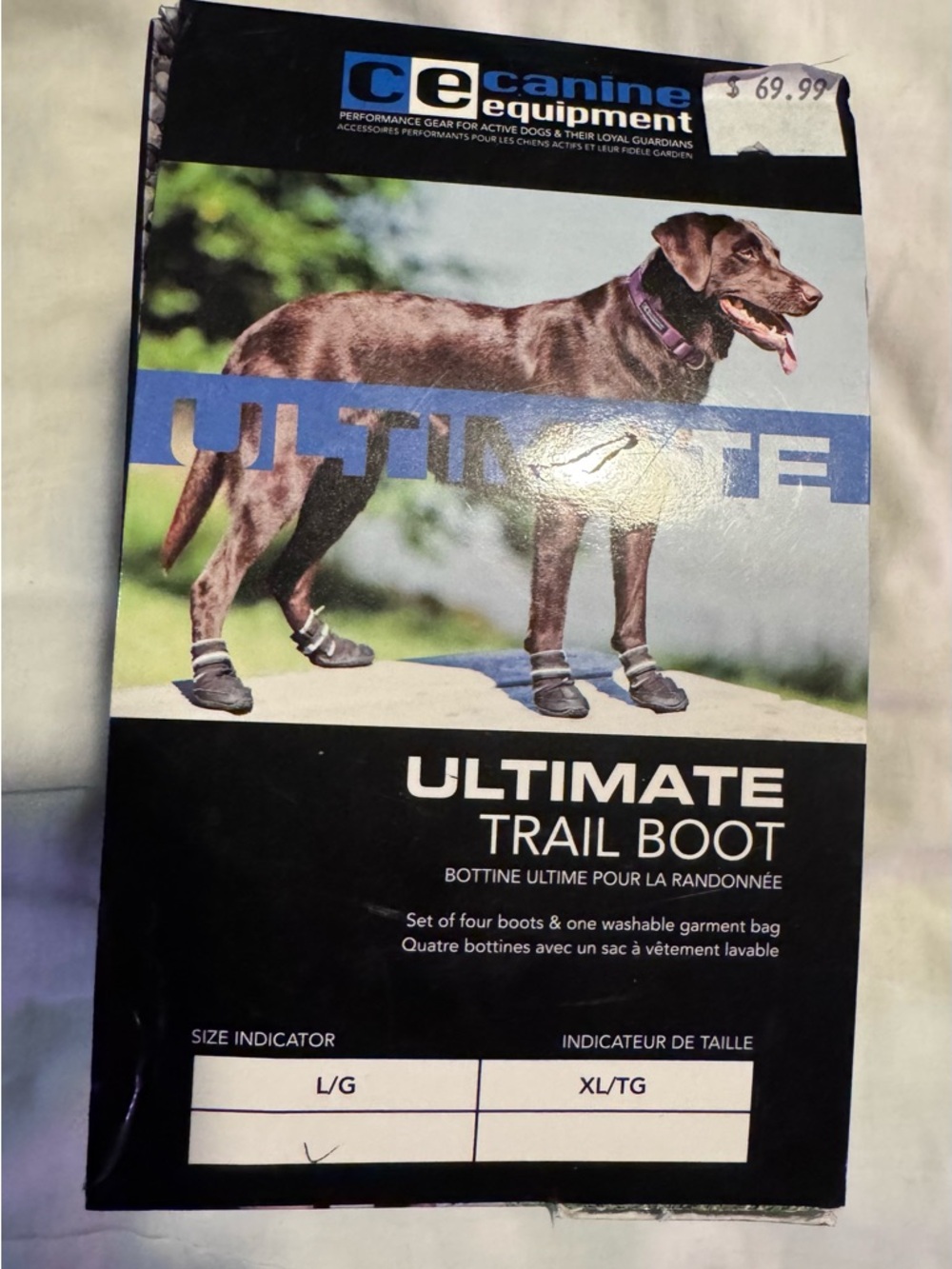 Canine Equipment Ultimate Trail Boot - Purple/Black